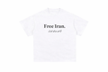 Free Iran – Freedom Statement T-Shirt - Weiß - Farbig