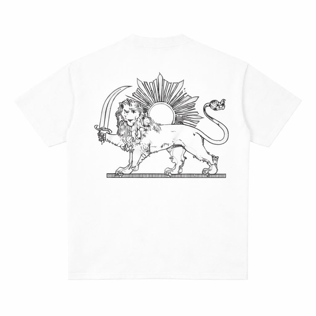 Free Iran – Freedom Statement T-Shirt - Weiß - Schwarz